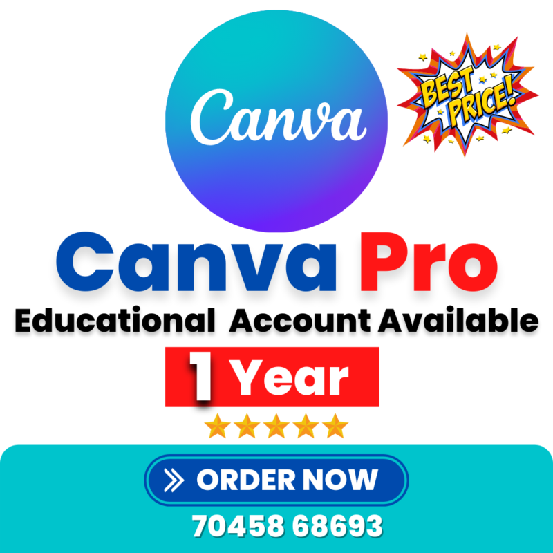 Canva pro for 1 year